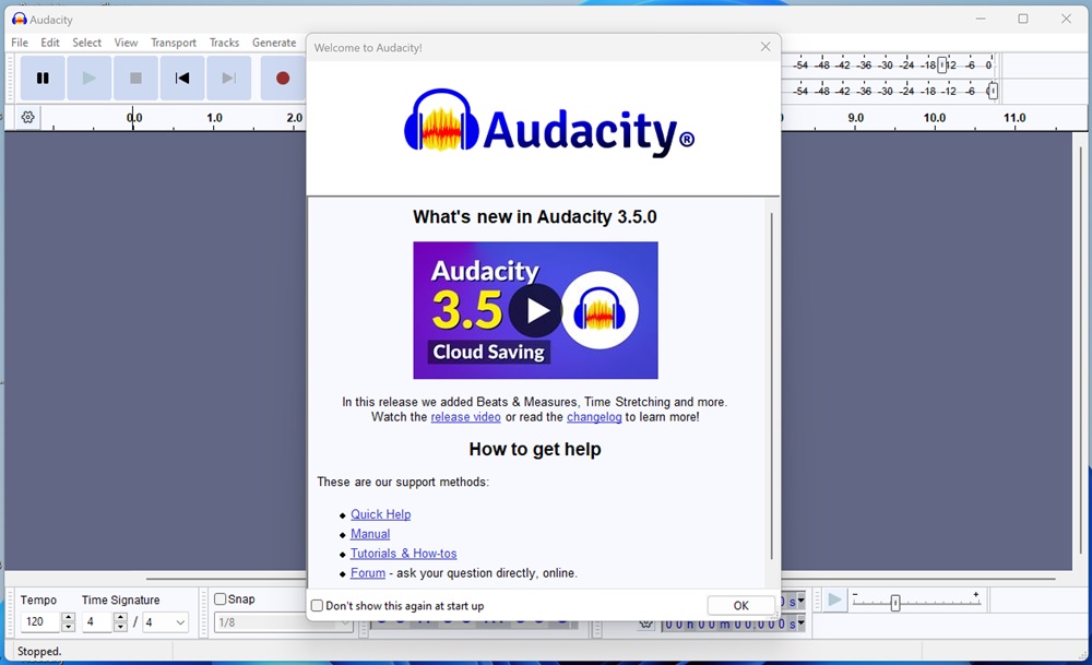 Audacity 3.5