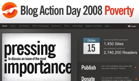 Blog Action Day 2008, tema: Pobreza 1