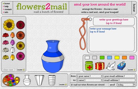 Flowers2Mail, envía flores virtuales 1