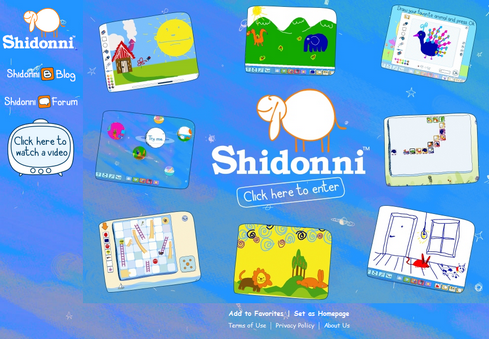 Shidonni, juegos en línea para los más pequeños en un mundo virtual. 1