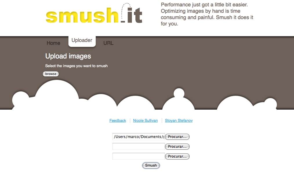 Optimiza imagenes con Smush It 1