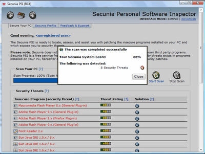 Secunia PSI, averigua si el software de tu PC posee vulnerabilidades 2