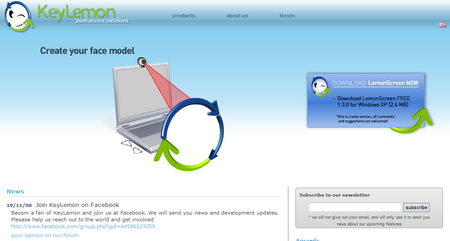 KeyLemon Screen, software de reconocimiento facial 1