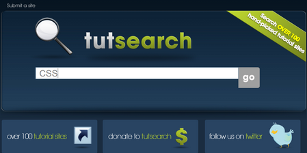 TutSearch, buscador de tutorials para diseñadores web y gráficos. 1