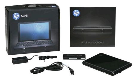 HP Mini 1000 MIE Package Content