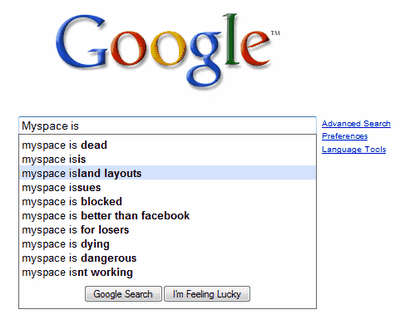 Google-Myspace