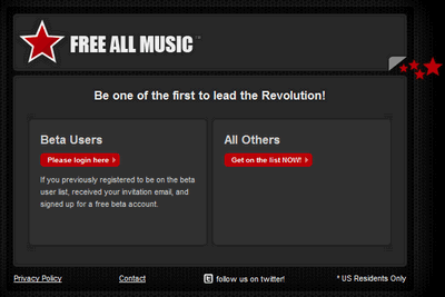 Free All Music, descargas de música gratis y en forma legal 1
