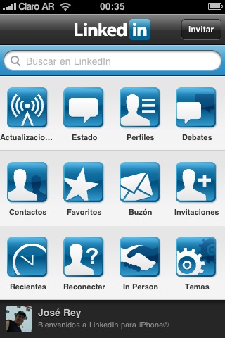 Linkedin: nueva versión para iPhone (3.0) 1