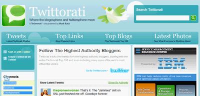 Twittorati, una mezcla de blogs y Twitter. 1