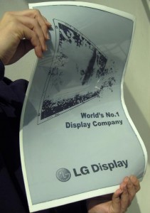 LG anuncia pantalla de 19 pulgadas flexibles para el e-periodico. 1