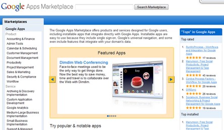 Google Apps Marketplace, el store de aplicaciones para Google Apps 1