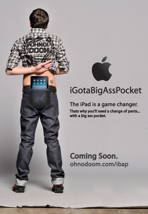 iBap, nuevo concepto de jeans para el iPad. LOL! 1