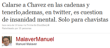 10 reacciones a la llegada de Chavez a Twitter 9