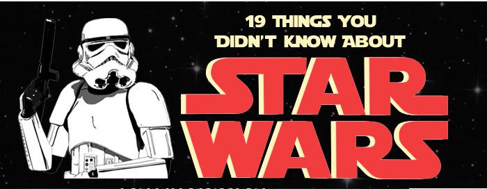 19 Cosas que No Sabías Sobre Star Wars.[Infografía] 1