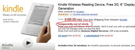 Amazon sin Kindle de 189 dólares 1