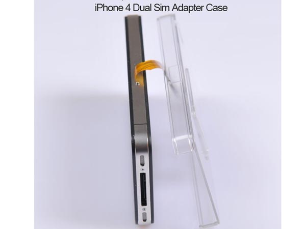 Adaptador para poder usar dos tarjetas SIM en un iPhone 4. 2