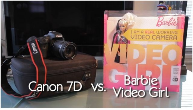 Canon 7D vs Barbie Video Girl (video) 1