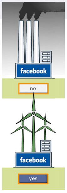 Green Facebook, por una energía limpia 2