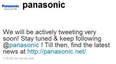 Panasonics agrega Twitter a su línea Viera Cast Plasma HDTV 2