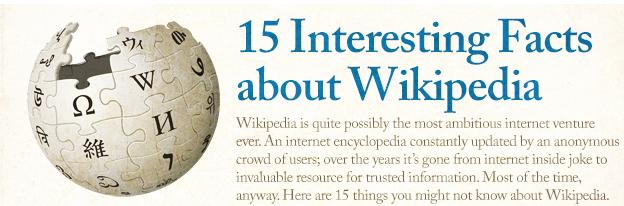 15 Interesantes Factores sobre la Wikipedia.[Infografía] 1