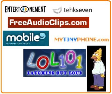 10 sitios web para descargas graciosos tonos de móviles. 1
