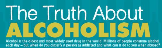 La verdad sobre el Alcoholismo.[Infografía] 1