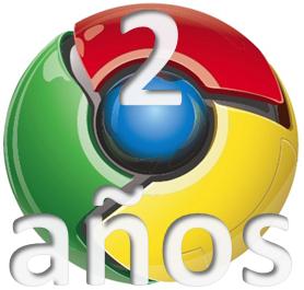 Google Chrome cumple 2 años, y lo celebra con nueva versión. 1