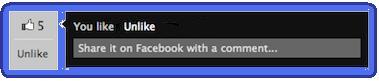 Facebook con más Cambios en el Botón "Me gusta". 2