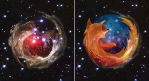 El Origen del Logo de Firefox estuvo en V838 Monocerotis?.[Imagen] 1