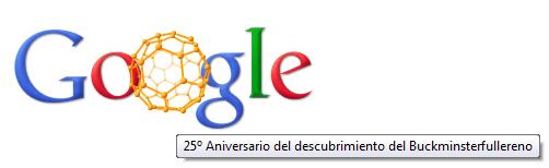 Google Homenajea los 25 años de Buckminsterfullereno en su logo con una genial animación 1