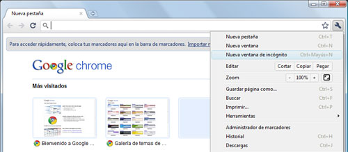 Autonito: Inicia Chrome en modo incógnito para ciertas webs 1