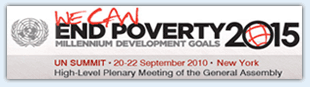 MDG Summit: Podemos terminar la pobreza para el 2015! 2