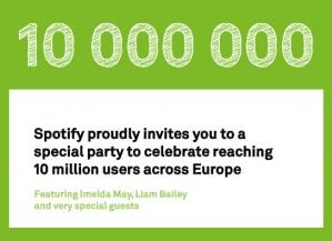 Spotify Cerca de los 10 millones de Usuarios. 1