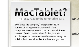 La Historia (hasta ahora) de la Tableta de Apple.[Infografía] 1