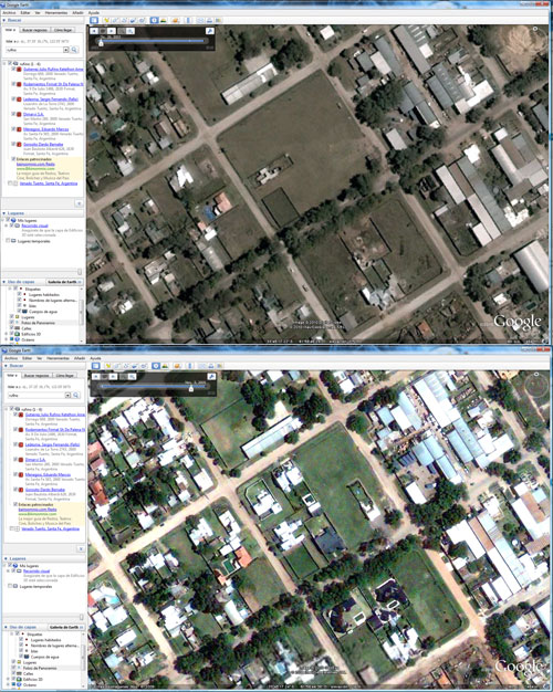 Google Earth: Imágenes Históricas 1
