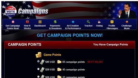 Campaigns, un nuevo juego político virtual para Facebook 1