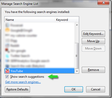 10 plugins de búsqueda para Firefox que admiten sugerencias de búsqueda 2