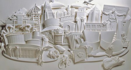 Esculturas 3D hechas con papel por Jeff Nishinaka 4