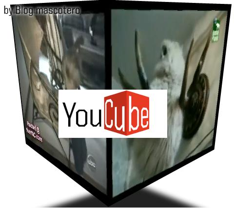 YouCube: Visualiza y comparte 6 vídeos de YouTube en un cubo 3D. 1