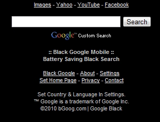 Ahorra batería de tu móvil con Black Google Mobile 1