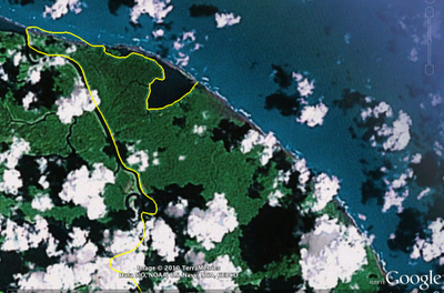 Google Earth Actualiza la frontera entre Costa Rica y Nicaragua. 1