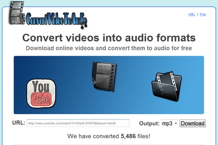 Convert Video To Audio, aplicación web para convertir vídeos en audio 2