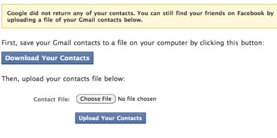 Facebook revela una nueva manera de Liberar tus datos de contactos de Gmail. 1