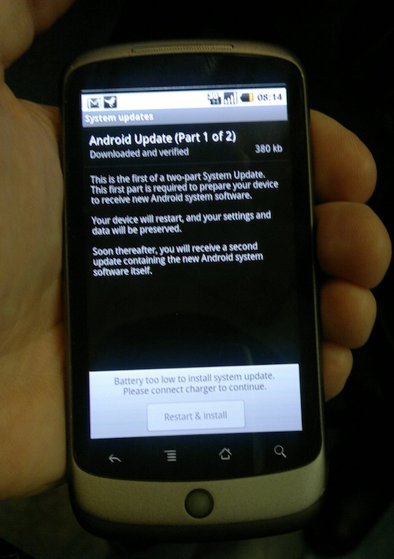 Google empieza a actualizar Android a la esperada versión 2.3 Gingerbread.[Rumor] 1