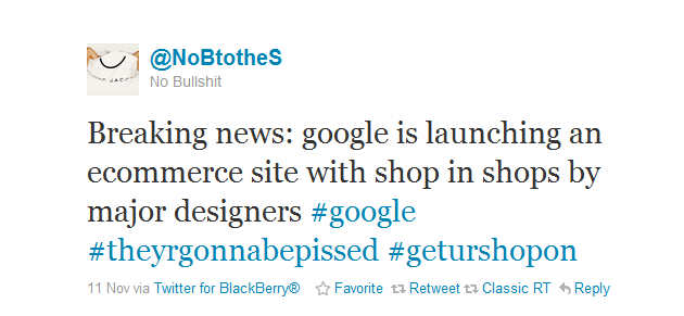 Google parece que se meterá en el negocio de la moda.[Rumor] 2