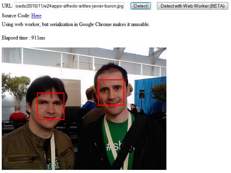 Desarrollan Javascript que detecta la cara de una persona en fotografías 1