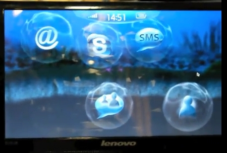 UI personalizada de Meego en una laptop de Lenovo [Vídeo] 1