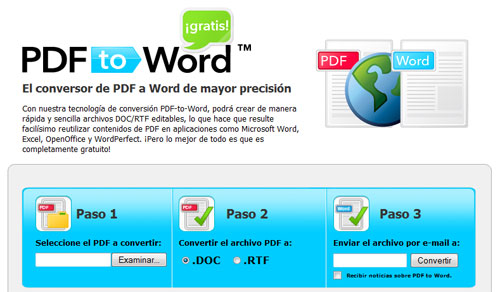 Convertir de PDF a Word [gratis] 2