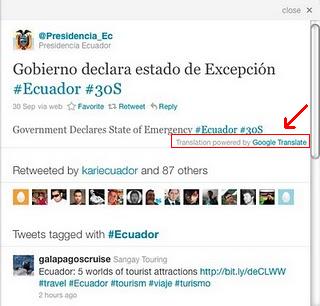 Twitter Incorpora la Traducción de los Tweets. 1