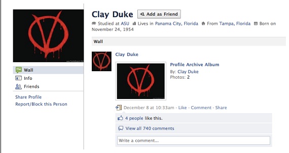 Clay Duke Publicó en Facebook el Suicidio que Llevo a Cabo Ayer.[Vídeo] 2